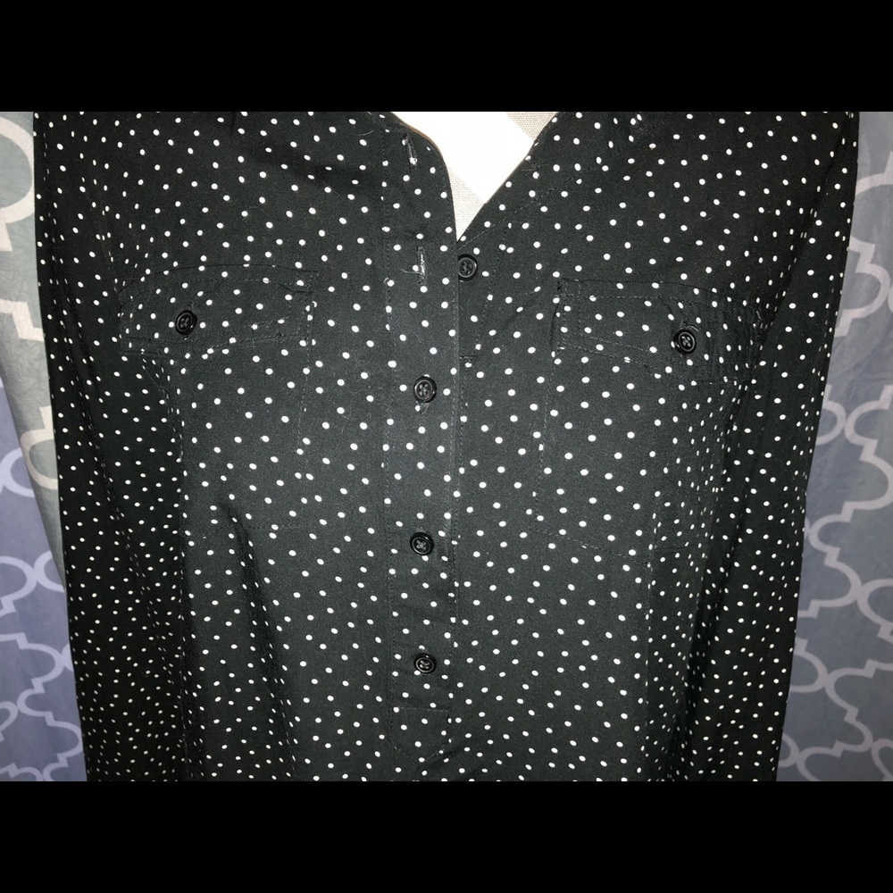 Old Navy Women’s Black & White Polka Dot dress